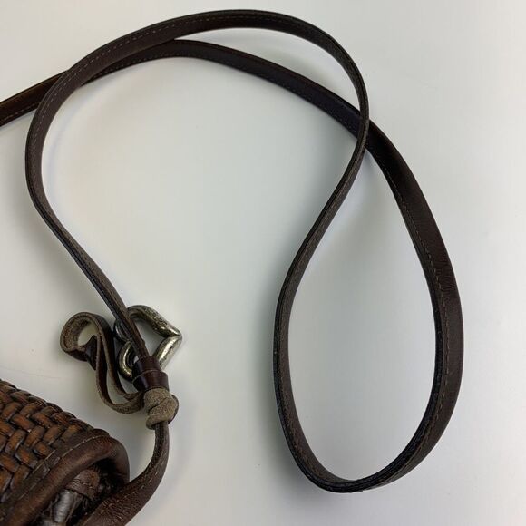 Brighton Dark Brown Crossbody Bag with Silver Detailing - Picture 14 of 15